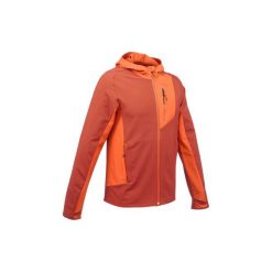 Softshell trekkingowy Trek 900 męski. Brązowe kurtki softshell damskie QUECHUA, m, bez wzorów, z elastanu, bez kaptura. Za 149.99 zł.