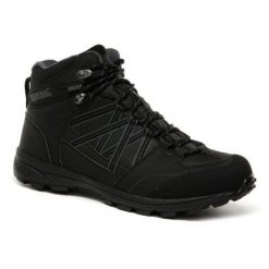 Buty trekkingowe męskie Regatta Samaris II Mid wodoodporne. Czarne buty trekkingowe męskie Regatta, bez zapięcia. Za 271.00 zł.