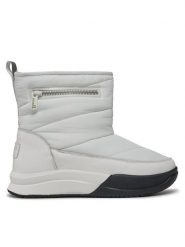 Roxy Botki ARJB700749 Biały. Białe botki damskie Roxy, z materiału, bez obcasa, na płaskiej podeszwie, bez zapięcia. Za 639.99 zł.