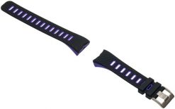 Pasek do Garett Fit 23 GPS, czarno-fioletowy. Czarne paski męskie GARETT, bez wzorów, eleganckie. Za 49.00 zł.
