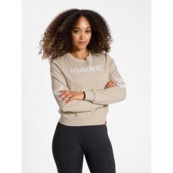 Bluza damska Hummel Legacy. Szare bluzy bez kaptura damskie HUMMEL, bez wzorów, bez ramiączek, bez kaptura. Za 167.00 zł.