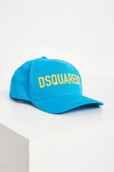 Czapka z daszkiem męska DSQUARED2. Czapki męskie Dsquared2, bez wzorów. W wyprzedaży za 727.35 zł.