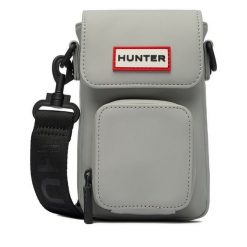 Torebka Hunter. Szare listonoszki damskie Hunter, bez wzorów, bez dodatków. Za 99.99 zł.