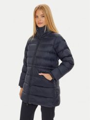 Tommy Hilfiger Płaszcz zimowy WW0WW43119 Granatowy Regular Fit. Niebieskie płaszcze damskie Tommy Hilfiger, na zimę, s, bez wzorów, z syntetyku. Za 909.99 zł.
