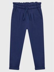 United Colors Of Benetton Spodnie dresowe 3JLXCF025 Granatowy Regular Fit. Niebieskie spodnie dziewczęce United Colors Of Benetton, z bawełny. Za 129.99 zł.