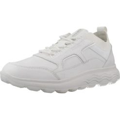 Buty GEOX D SPHERICA Biały. Białe obuwie treningowe damskie Geox, na fitness i siłownię. Za 330.99 zł.