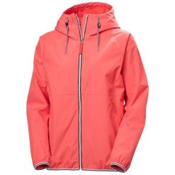 Damska kurtka wodoodporna Helly Hansen Koster. Czerwone kurtki damskie Helly Hansen, bez wzorów, bez kaptura. Za 633.50 zł.