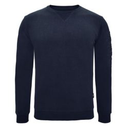 Bluza z bawełny Guros Play. Niebieskie bluzy sportowe damskie ELPLAYER, bez wzorów, z bawełny, bez ramiączek, bez kaptura. W wyprzedaży za 91.00 zł.