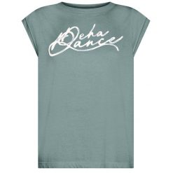 T-Shirt Deha Fade Effect Graphic Damskie. Zielone t-shirty damskie Deha, m, bez wzorów, z bawełny, bez kołnierzyka. Za 294.99 zł.