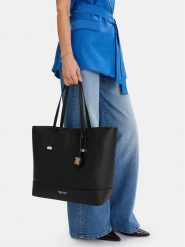 Nine West Torebka EO-Delancey Day-KY254 Czarny. Czarne torebki klasyczne damskie Nine West, bez wzorów, z materiału, bez dodatków. Za 299.99 zł.