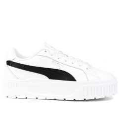 Buty sportowe damskie do chodzenia Puma KARMEN II JR. Białe buty sportowe na co dzień damskie Puma, bez wzorów, trekkingowe. W wyprzedaży za 199.00 zł.