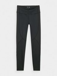 4F Legginsy sportowe w kolorze czarnym rozmiar: XS. Czarne legginsy damskie 4f, xs, bez wzorów, z materiału. Za 74.46 zł.