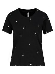 Eight2Nine Koszulka w kolorze granatowym rozmiar: M. Niebieskie bluzki damskie Eight2Nine, m, bez wzorów, prążkowane, bez kołnierzyka, bez ramiączek. Za 43.99 zł.