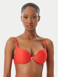 Selmark Góra od bikini BN313 Czerwony jasny. Czerwone bikini damskie SELMARK, bez wzorów. Za 329.99 zł.