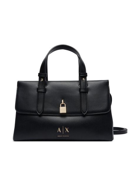 Armani Exchange Torebka XW003055 AF28605 UC001 Czarny. Czarne torebki klasyczne damskie Armani Exchange, bez wzorów, ze skóry, bez dodatków. Za 628.99 zł.