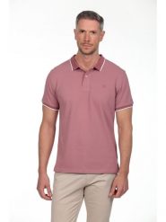 The Time of Bocha Koszulka polo w kolorze jasnoróżowym rozmiar: XL. Różowe koszulki polo męskie The Time of Bocha, xl, bez wzorów, z bawełny, bez ramiączek. Za 104.99 zł.