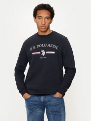 U.S. Polo Assn. Bluza MUP1660 Granatowy Regular Fit. Niebieskie bluzy bez kaptura męskie U.S. Polo Assn., m, z bawełny. Za 139.99 zł.