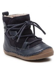 Froddo Kozaki G2160073-4 Granatowy. Niebieskie buty zimowe chłopięce Froddo, ze skóry, bez zapięcia. Za 369.99 zł.