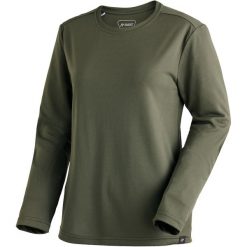 Damska koszulka z długim rękawem Maier Sports MS Fav. Zielone t-shirty damskie Maier Sports, s, bez wzorów, z materiału, bez kołnierzyka. Za 278.50 zł.