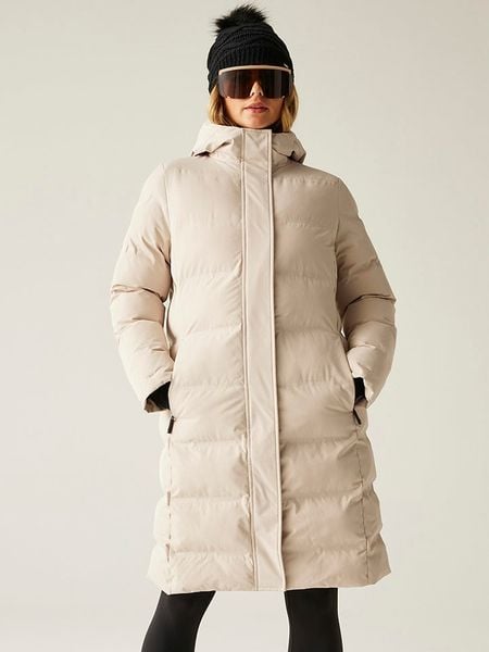 Dare 2b Płaszcz pikowany "Wander" w kolorze kremowym rozmiar: 36. Brązowe płaszcze damskie Dare 2b, m, bez wzorów. Za 414.33 zł.