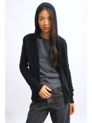 AUTHENTIC CASHMERE Kaszmirowy kardigan "Colombis" w kolorze czarnym rozmiar: M. Czarne kardigany damskie AUTHENTIC CASHMERE, m, bez wzorów, z kaszmiru. Za 405.61 zł.