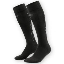 Skarpety regeneracyjne męskie długie kompresyjne CEP Pro Recovery. Czarne skarpetki damskie CEP, bez wzorów, z elastanu. Za 189.00 zł.