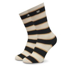 Skarpety długie Elisabetta Franchi. Brązowe skarpetki damskie Elisabetta Franchi, bez wzorów. Za 209.99 zł.