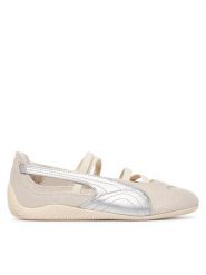 Puma Baleriny Speedcat Ballet Let it Shine Jr 407435 02 Biały. Białe baleriny dziewczęce Puma, bez wzorów, ze skóry. Za 329.99 zł.