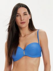 Selmark Góra od bikini BJ516 Niebieski. Niebieskie bikini damskie SELMARK, bez wzorów. Za 239.99 zł.