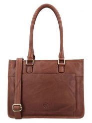 HIDE & STITCHES Skórzana torebka "Jura" w kolorze jasnobrązowym - 30 x 21 x 10 cm rozmiar: onesize. Brązowe torebki klasyczne damskie HIDE & STITCHES, bez wzorów, z materiału, bez dodatków. Za 304.99 zł.