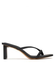 Aldo Klapki Sanne 13736262 Czarny. Czarne klapki damskie Aldo, bez wzorów, ze skóry, bez obcasa. Za 349.99 zł.