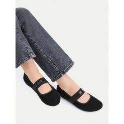 Baleriny G-Star. Czarne baleriny damskie G-Star, bez wzorów, bez obcasa. Za 159.99 zł.