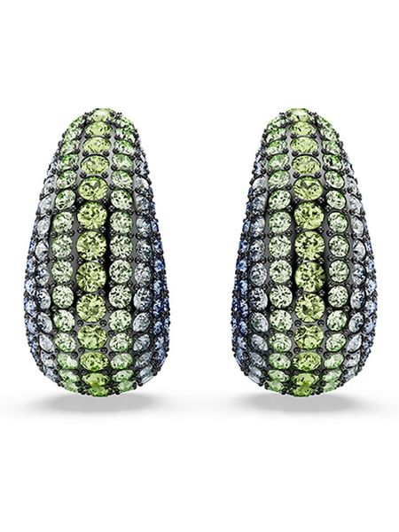 Swarovski Kolczyki-wkrętki z kryształami rozmiar: onesize. Niebieskie kolczyki damskie Swarovski, z kryształem, metalowe. Za 417.70 zł.