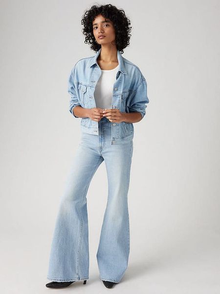 Levi's Dżinsy "Ribcage" - Flared fit - w kolorze błękitnym rozmiar: W32/L32. Niebieskie jeansy damskie Levi's, z podwyższonym stanem. Za 249.95 zł.