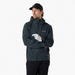 Kurtka outdoor hiking męska Swedemount On Course Jacket II szybkoschnąca. Zielone kurtki męskie SWEDEMOUNT, m, bez wzorów, z tkaniny, sportowe, bez kaptura. Za 449.99 zł.