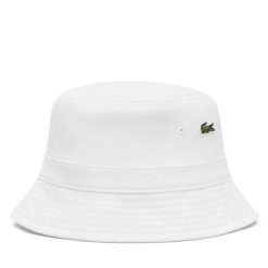 Kapelusz Lacoste. Białe kapelusze damskie Lacoste, bez wzorów. Za 199.99 zł.
