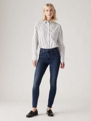 Levi's Dżinsy "721" - Skinny fit - w kolorze granatowym rozmiar: W28/L30. Niebieskie jeansy damskie Levi's, z podwyższonym stanem. Za 250.35 zł.