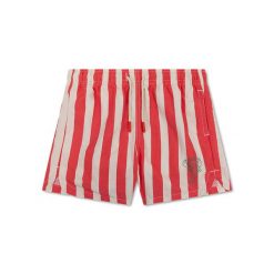 Spodenki kąpielowe - beżowo-czerwone - w paski z homarem. Czerwone kąpielówki męskie SWIM ESSENTIALS, l, bez wzorów, z materiału. Za 277.99 zł.