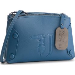 Torebka TRUSSARDI JEANS - Melissa 75B00456 U400. Niebieskie listonoszki damskie TRUSSARDI JEANS, bez wzorów, z jeansu, bez dodatków. W wyprzedaży za 299.00 zł.