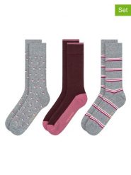 Ted Baker Skarpety (6 par) w kolorze bordowo-szaro-jasnoróżowym rozmiar: onesize. Czerwone skarpetki męskie Ted Baker, bez wzorów. Za 43.99 zł.