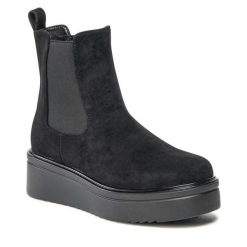 Sztyblety Jenny Fairy. Czarne botki damskie Jenny Fairy, bez obcasa, na płaskiej podeszwie, bez zapięcia. Za 119.99 zł.