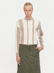 Vero Moda Sweter Gold New Art 10311357 Beżowy Regular Fit. Brązowe swetry klasyczne damskie Vero Moda, m, z syntetyku, bez kołnierzyka. Za 89.99 zł.