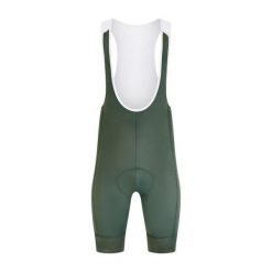 Męskie spodnie kolarskie z szelkami Essential – Oliwkowe. Zielone szorty męskie KEADA SPORTS, bez wzorów, sportowe. Za 332.00 zł.