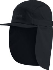 Czapka z daszkiem Odlo Performance Light Shade Cap Cap. Czarne czapki z daszkiem damskie Odlo, bez wzorów, z materiału. Za 219.99 zł.