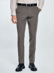 BIG STAR Spodnie "Jordini" w kolorze szarym rozmiar: XXL. Szare spodnie materiałowe męskie Big Star, bez wzorów, z materiału, retro. Za 164.99 zł.