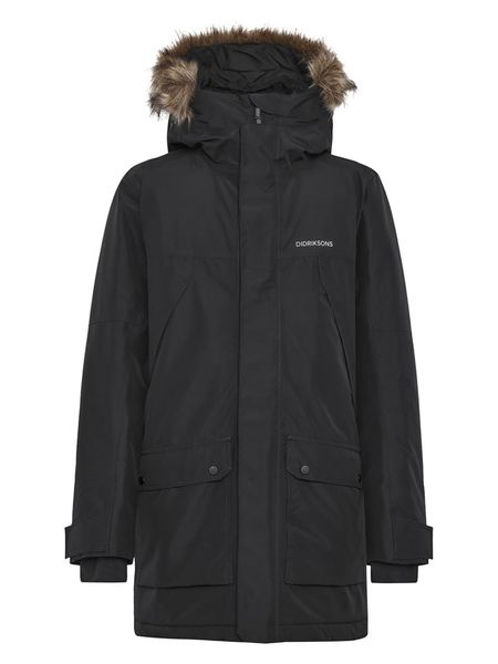 Didriksons Parka "Rick" w kolorze czarnym rozmiar: XXXL. Czarne parki męskie Didriksons, bez wzorów. Za 676.04 zł.