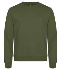 Clique Miami Roundneck - Bluza bawełna i poliester z recyklingu, olive Green. Zielone bluzy bez kaptura męskie CLIQUE, m, z bawełny. Za 166.81 zł.