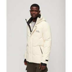 Parka z kapturem City od SUPERDRY. Szare parki męskie Superdry., m, bez wzorów. W wyprzedaży za 464.80 zł.