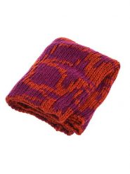Buff Szal-koło w kolorze pomarańczowo-fioletowym - 46 x 38 cm rozmiar: onesize. Pomarańczowe szaliki i kominy damskie Buff, bez wzorów, z wełny. Za 97.28 zł.