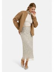 Milano Italy Wełniana kurtka w kolorze jasnobrązowym rozmiar: 44. Brązowe kurtki damskie Milano Italy, bez wzorów, z wełny, bez kaptura. Za 434.99 zł.